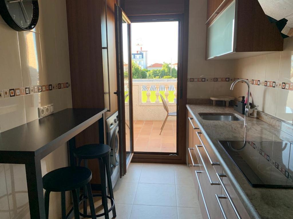 "Sanxenxo Holidays" Atico Con Garaje, Barbacoa Y Piscina A 5 Min Del Centro Exterior photo