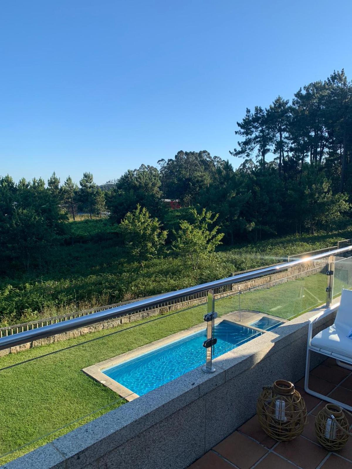 "Sanxenxo Holidays" Atico Con Garaje, Barbacoa Y Piscina A 5 Min Del Centro Exterior photo